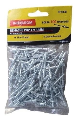 REMACHE POP 4.0 X 10MM CAJA