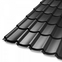 TEJA CONTINUA AYSEN NEGRA 1.075 X 3.775 MT EN 0.40MM