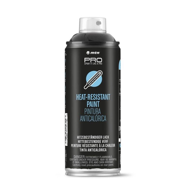 PINTURA SPRAY ALTA TEMPERATURA NEGRO 300ML
