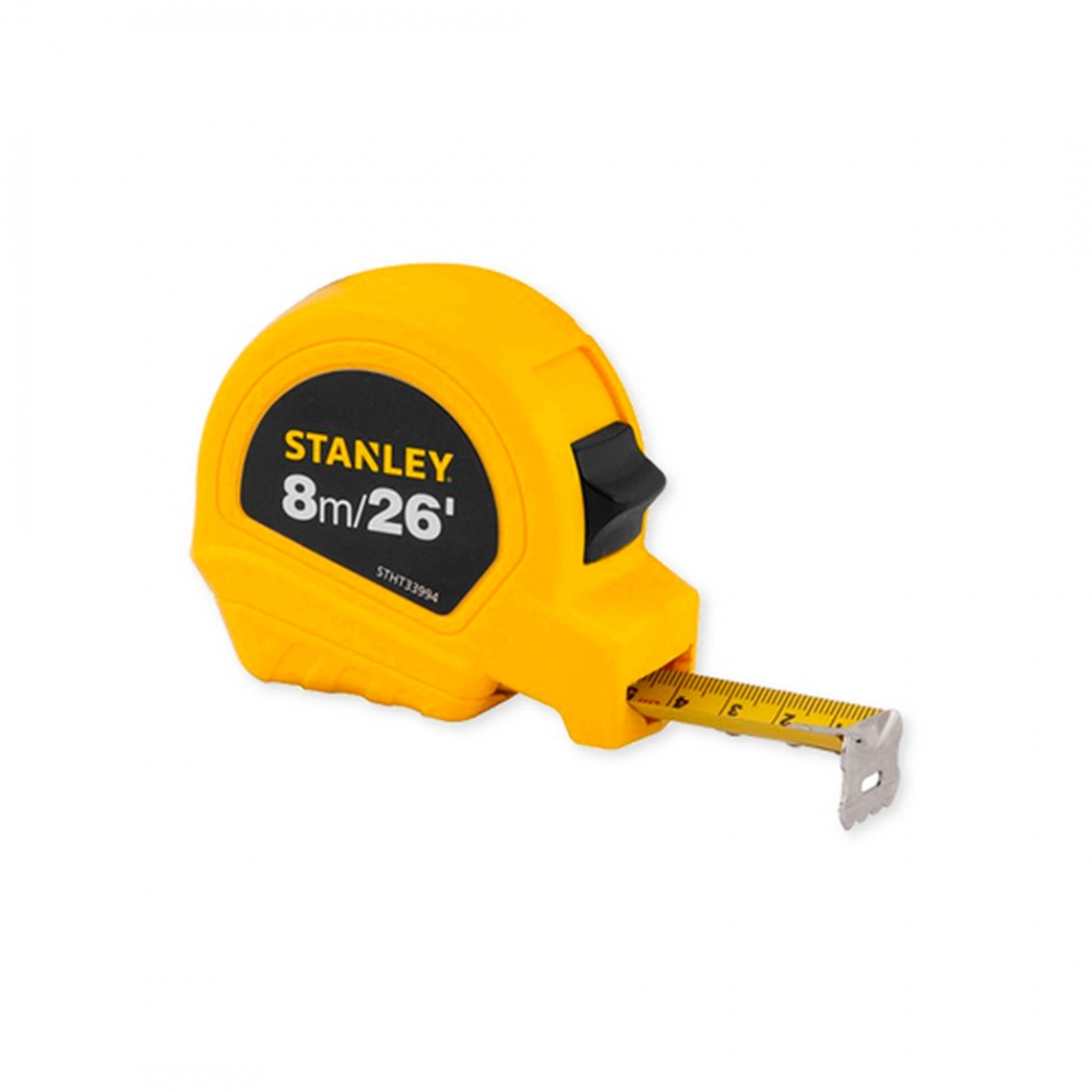 HUINCHA MEDIR PLASTICA 8 MT STANLEY