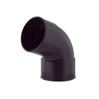 CURVA TUBO BAJADA AGUA PVC CAFE 45º