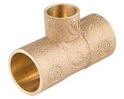 TEE BRONCE 3/4 X 3/4 X 1/2