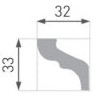 MOLDURA E6 33X32 2MT (F)