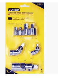 JUEGO DE DADOS ADAPTADORES 7 PCS UYUSTOOLS