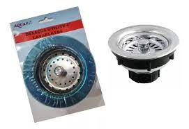 DESAGUE LAVAPLATO UTILITY 4" CUBIERTA CROMADA AQUAKIT