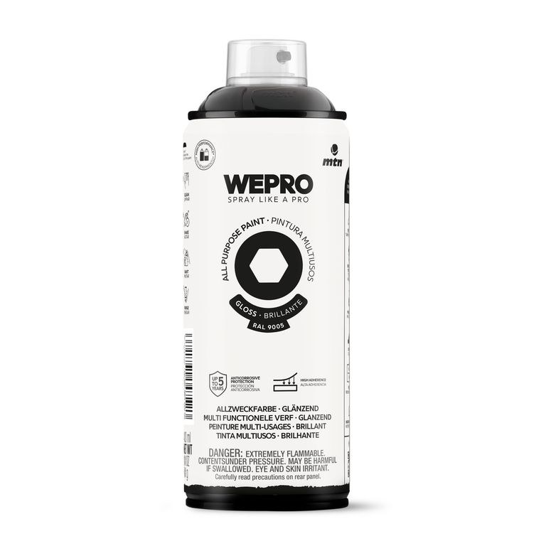 [0893 012 017] PINTURA SPRAY NEGRO BRILLANTE TRAFICO400ML