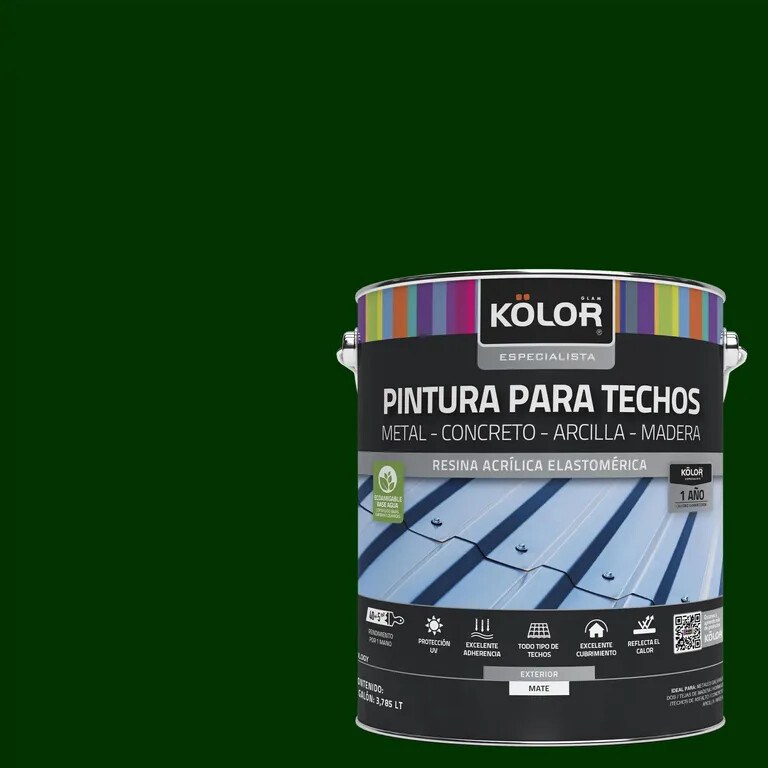PINTURA PARA TECHO VERDE GL TAJAMAR