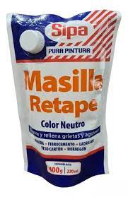 MASILLA RETAPE 400GR SIPA PINO