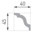 MOLDURA E5 45X40 MM 2MT (H)