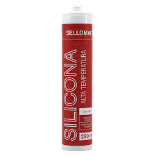 SILICONA ALTA TEMPERATURA ROJA 300ML SELLOMAC