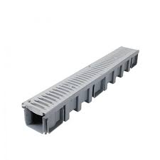 CANALETA PISO CON REJILLA ACERO INOX. 80X60X500MM
