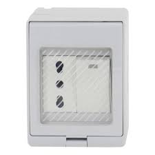 INTERRUPTOR + ENCHUFE SOBREPUESTO 10/16 EXTERIOR