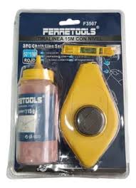 TIZADOR TIRALINEAS CON NIVEL 15MT 3PCS FERRETOOLS