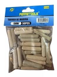 TARUGO DE MADERA 6MM 50UN FERRETOOLS