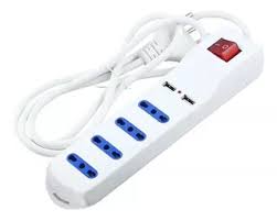 ALARGADOR 4 TOMAS 5MT 2 USB FENIX