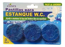 PASTILLA PARA ESTANQUE 3 UNI CLINEX