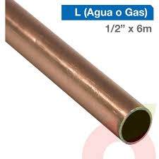 CAÑERIA COBRE 1/2" GAS L