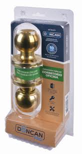 CERRADURA CILINDRICA DORMITORIO BRONCE DONCAN