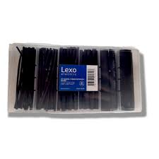 KIT MANGA TERMOCONTRAIBLE NEGRO 100 PCS LEXO