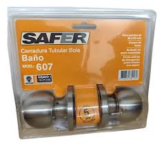 CERRADURA TUBULAR DORMITORIO INOX SAFER 607