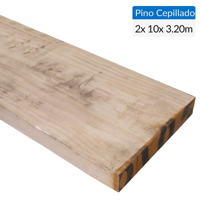 PINO DIMENSIONADO CEPILLADO E IMPREGNADO 2X10 3.20MT