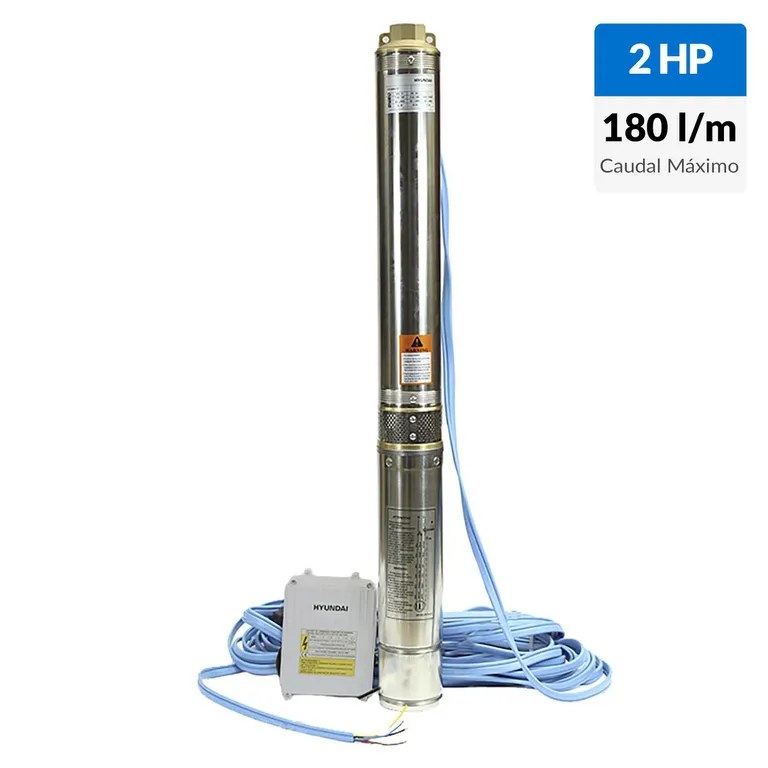 BOMBA SUMERGIBLE 2HP SALIDA 2" EDR