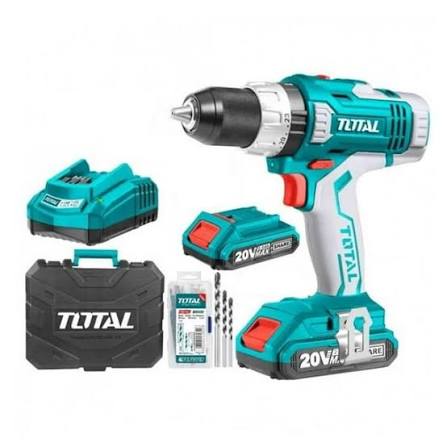 TALADRO ATORNILLADOR INALAMBRICO 13MM 20V TOTAL