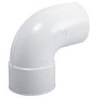 CODO TUBO BAJADA PVC BLANCA 87º