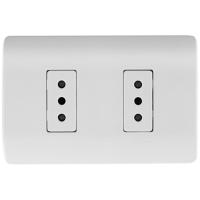 ENCHUFE EMBUTIDO DOBLE 10A