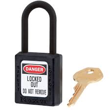 CANDADO DE BLOQUEO DIELECTRICO NEGRO