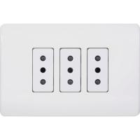 ENCHUFE EMBUTIDO TRIPLE 10A