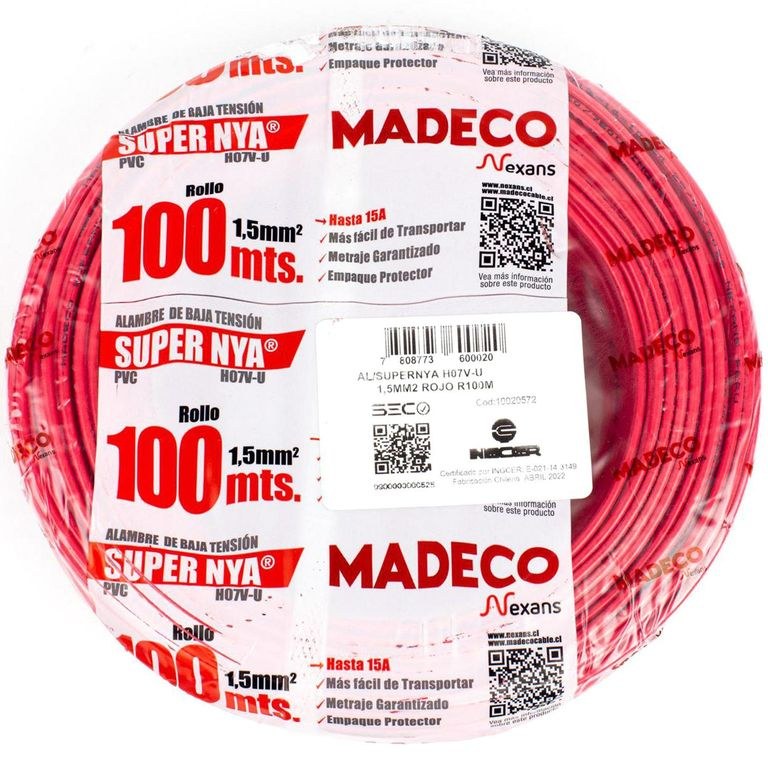 CABLE ALAMBRE 2.5MM X MT VERDE