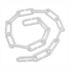 CADENA PLASTICA BLANCA CANAL PVC 1MT