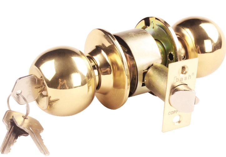 CERRADURA TUBULAR DORMITORIO BRONCE BASH 201
