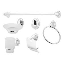 ACCESORIOS BAÑO MOSSINI 5 PZAS STRETTO