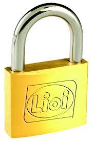 CANDADO LIOI BRONCE PULIDO P2000 60MM