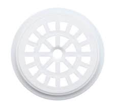 REJILLA PILETA 4" REDONDA BLANCA