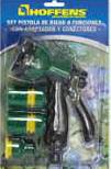 PISTOLA PLASTICA AJUSTABLE 8 POS. C/ACCESORIOS 