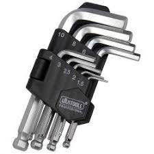 LLAVE ALLEN HEXAGONAL MEDIO 9 PCS UYUSTOOLS