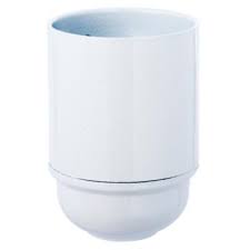 SOQUETE PORTALAMPARA COLGANTE BLANCO