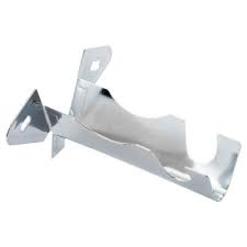 SOPORTE CORTINA CROMADO SIMPLE 2 UNI