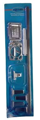 ACCESORIOS DE BAÑO 6 PIEZAS AQUAKIT