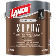 ESMALTE SINTETICO SUPRA 1/4 GL LANCO