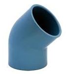 CODO PVC HIDRAULICO 50 MM 45º
