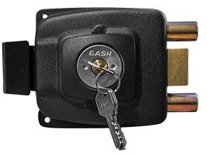 CERRADURA SOBREPONER BASH 1002 NEGRA