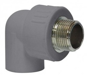 CODO PPR 20X25MM HE METALICO