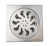 PILETA ACERO INOX. 15X15 REJILLA REDONDA