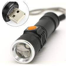 LINTERNA LED RECARGABLE USB