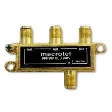 SPLITTER COAXIAL 3 VIAS AZUL DIGITAL