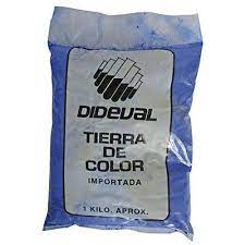 TIERRA COLOR AZUL 1KG DIDEVAL